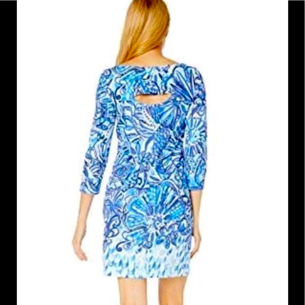 NWT Lilly Pulitzer Hollee Dress Iris Blue XS - Picture 2 of 11